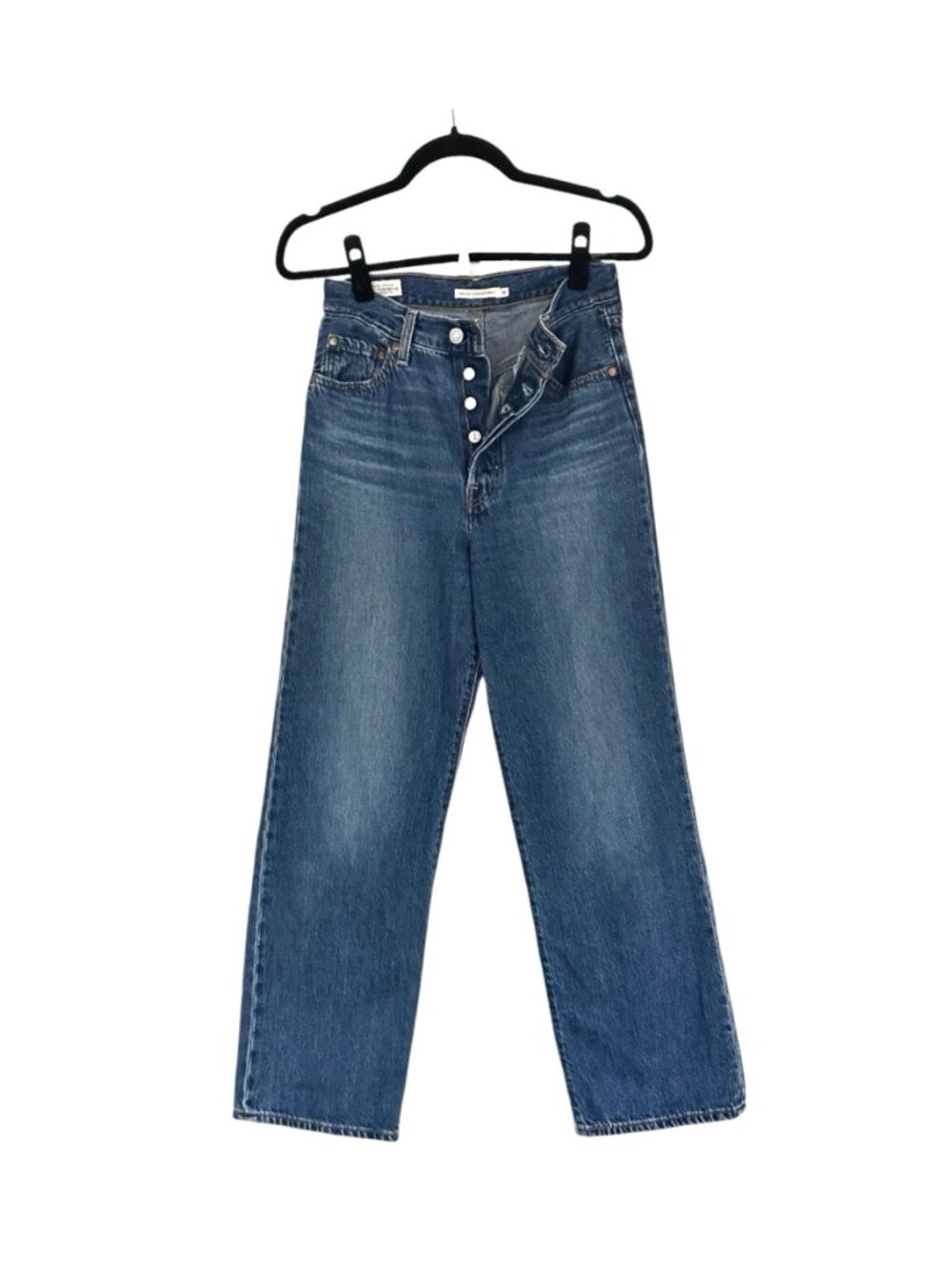 Levi's Ribcage Straight Ankle Jeans - Picture 4 of 9